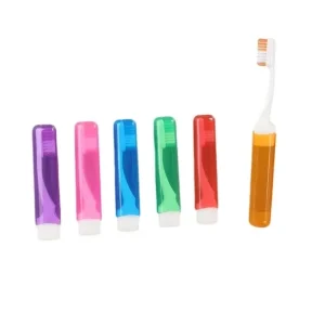 Customized Lightweight Plastic Folding Toothbrush