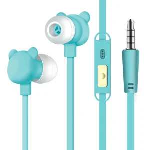 Cute Bear Earphone Mobile 3.5mm