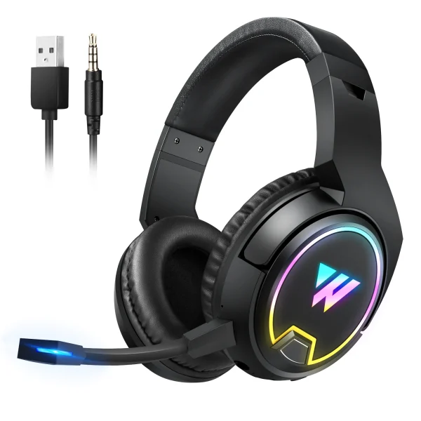 Gaming Headset Wireless Luminous Surround